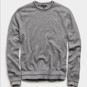 Todd Snyder Crew Neck Heather Grey Sweater